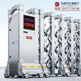 电动伸缩门|不锈钢电动伸缩门|成品不锈钢电动伸缩门