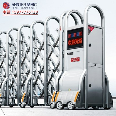 电动拦门厂家|不锈钢电动拦门|电动伸缩门