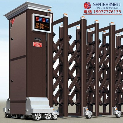 大门围墙电动门|栅栏电动门|收缩电动门