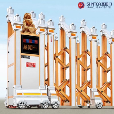 南宁伸缩门-自动伸缩门 V-ssm-11