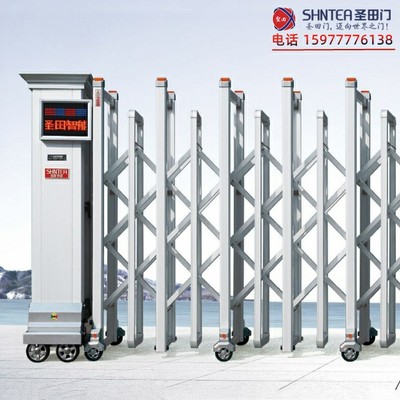 别墅电动推拉门|大门自动伸缩门|电控智能伸缩门