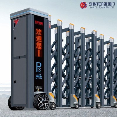 南宁封闭式电动门，南宁折叠伸缩电动门